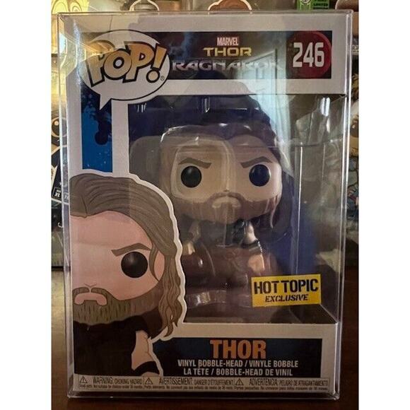 Funko Pop! Thor Ragnarok - Thor (Surtur's Head) HT Exclusive #246 +Protector - Picture 1 of 7
